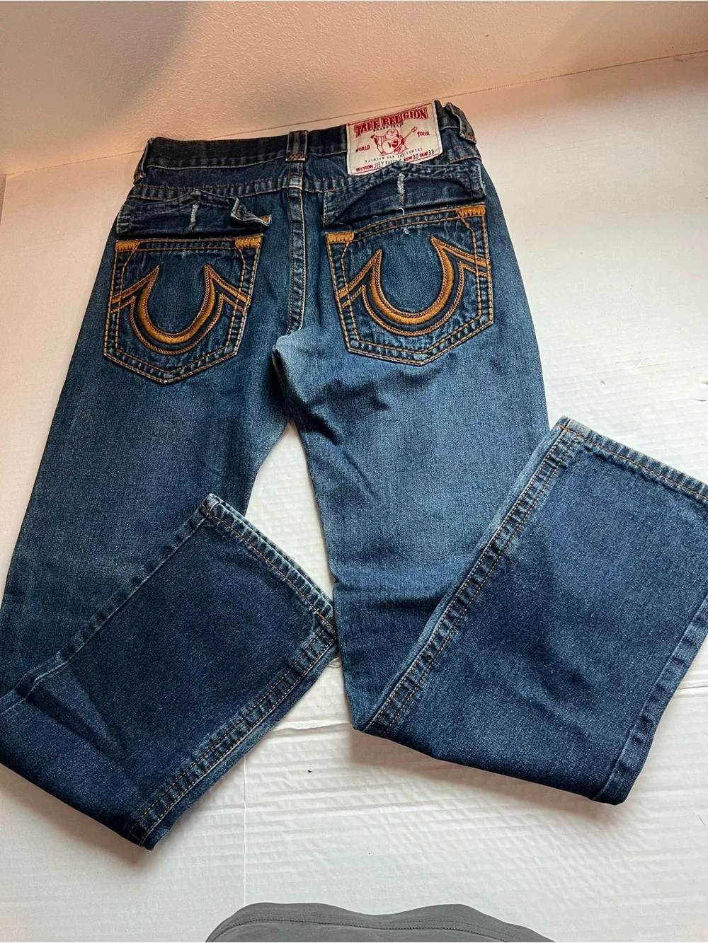 True Religion Joey Super T Bootcut Mens Jeans Size 30x33 Medium Wash USA